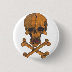 Bronze Bones Button