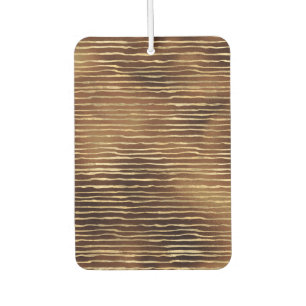 Bronze Brown Spray Paint Golden Horizontal Car Air Freshener