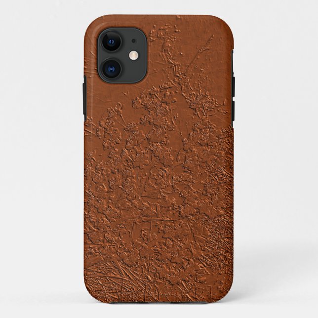 Bronze / Brown Texture iPhone Case-Mate Case (Back)
