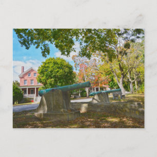 Bronze Cannons, Fort Leavenworth, Kansas Postcard