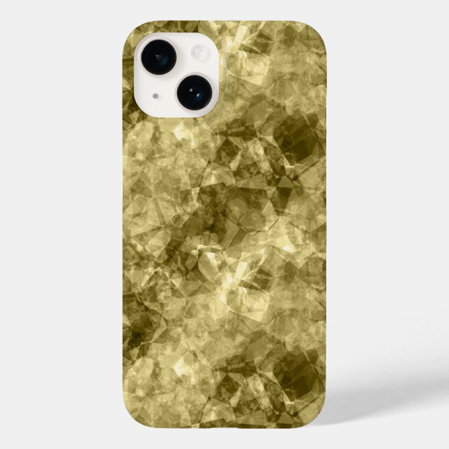 Bronze Crumpled Texture Case-Mate iPhone Case (Back)