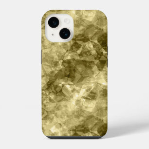 Bronze Crumpled Texture iPhone 14 Case