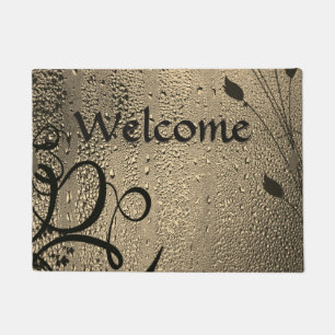 Bronze Dew Drops Welcome Doormat