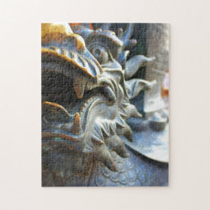 Bronze Dragon - Shanghai, China - 11x14 - 252 pcs Jigsaw Puzzle