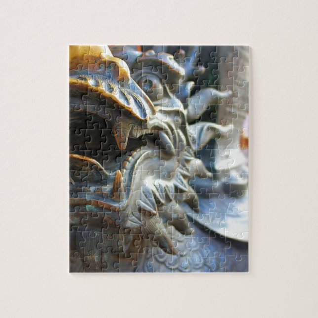 Bronze Dragon - Shanghai, China - 8x10 - 110 pcs Jigsaw Puzzle (Vertical)