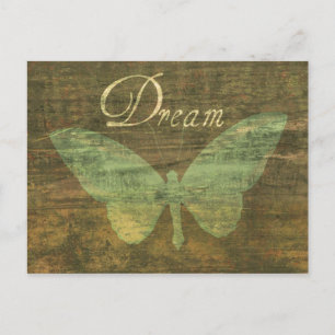 Bronze Dream Butterfly Postcard