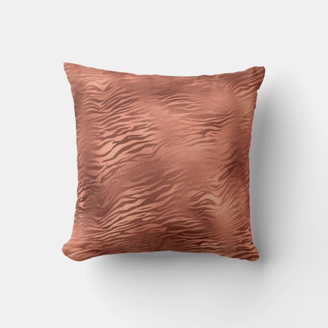 Bronze/Gold Shimmer Decorative Pillow (Front)