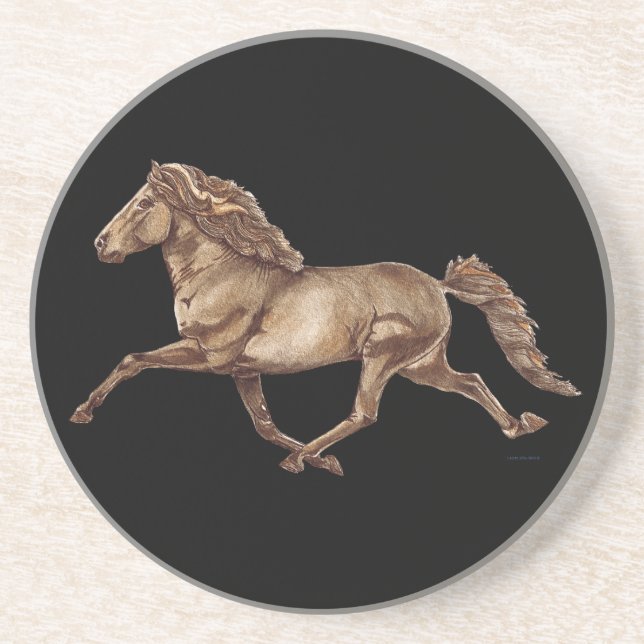 Bronze Icelandic Coaster (Front)