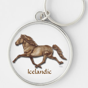 Bronze Icelandic Key Ring