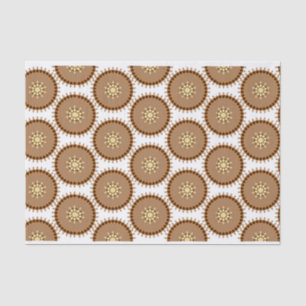 bronze mandala tissue paper
