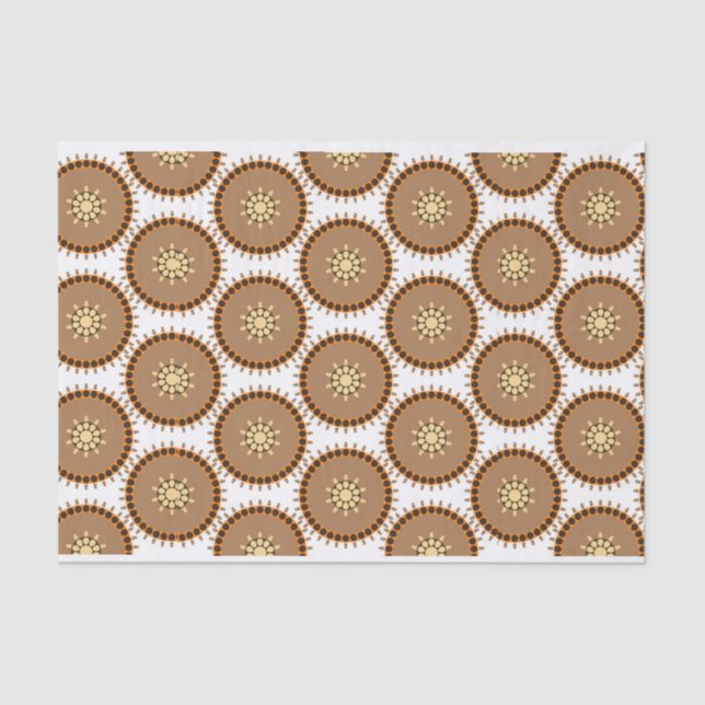 bronze mandala tissue paper (Front)