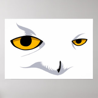 Bronze Matte UV SNOWY OWL print