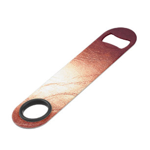 Bronze Metallic Leather looking Bottle Opener