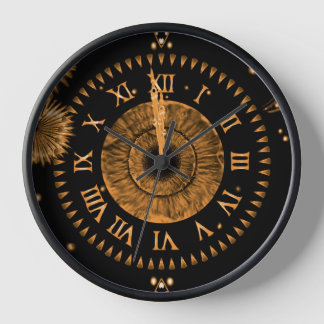 Bronze Midnight Clock