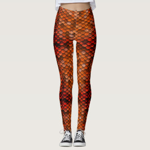 Bronze Mother of Dragons Dragon Scale Leggings