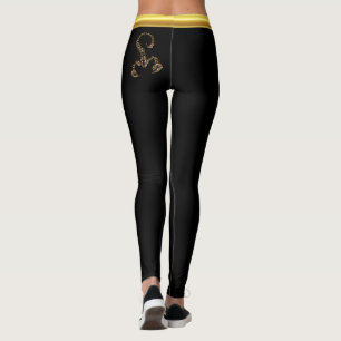 Bronze Poisonous scorpion very venomous insect Leggings