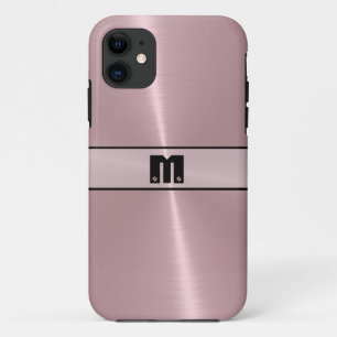 Bronze Shiny Stainless Steel Metal 13 iPhone 11 Case