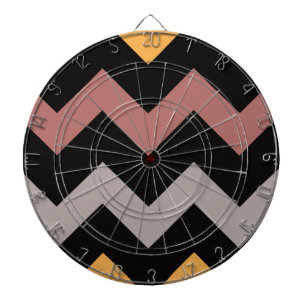 Bronze Silvered Gold Dartboard