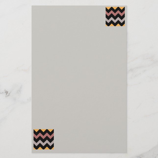 Bronze Silvered Gold Stationery (Front)