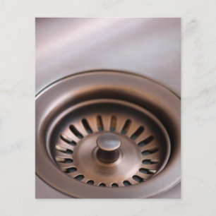 Bronze sink drain flyer