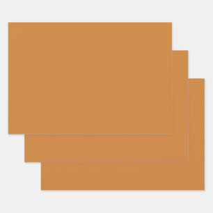 Bronze  (solid color)  wrapping paper sheet