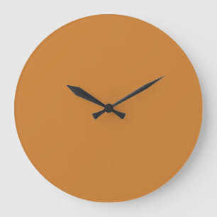 Bronze  (solid colour)  large clock
