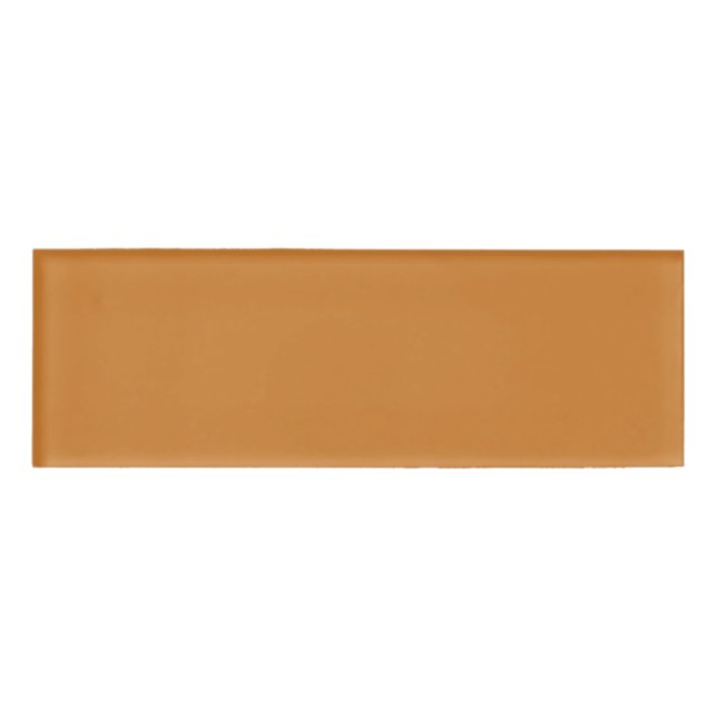 Bronze  (solid colour)  name tag (Front)