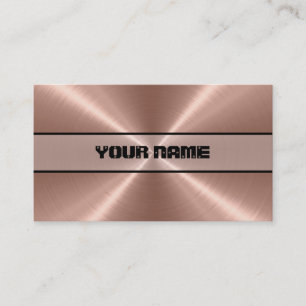 Bronze Stainless Steel Metal Business Card