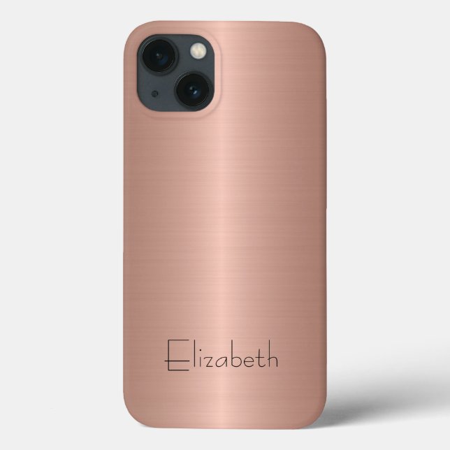 Bronze Stainless Steel Metal Case-Mate iPhone Case (Back)