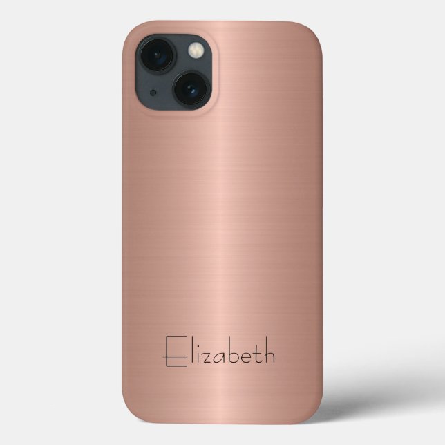 Bronze Stainless Steel Metal Case-Mate iPhone Case (Back)