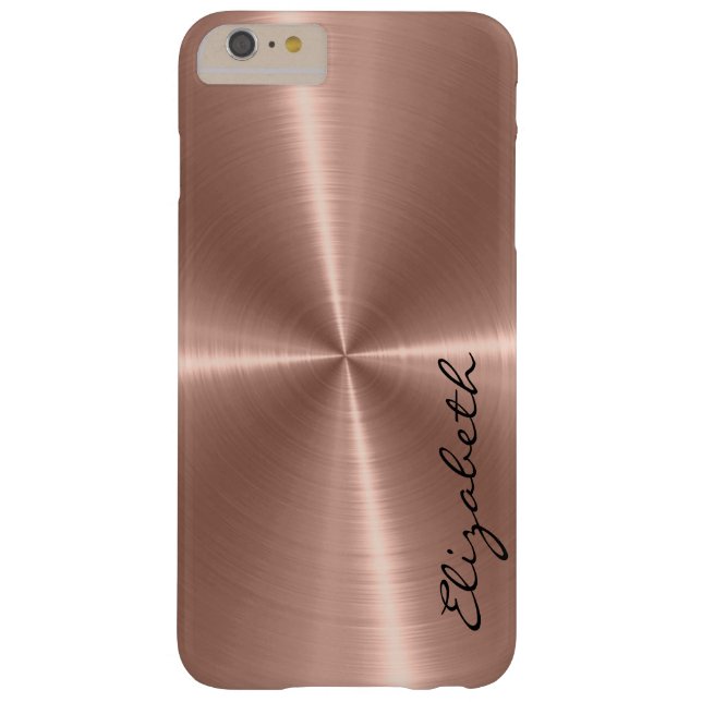 Bronze Stainless Steel Metal Look Case-Mate iPhone Case (Back)