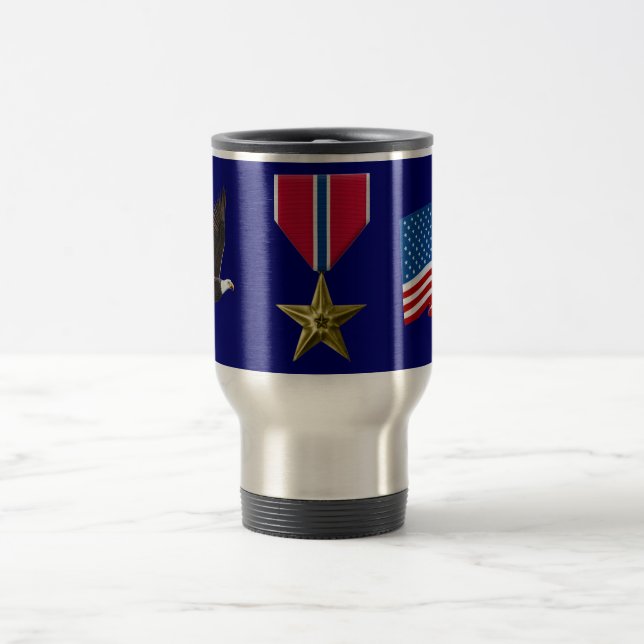Bronze Star Medal Mug (Center)