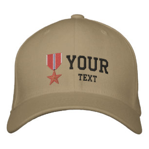 Bronze Star OEF Embroidered Hat