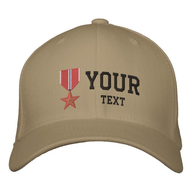 Bronze Star OEF Embroidered Hat (Front)