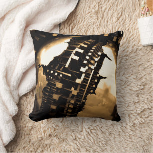 Bronze Steampunk Cushion