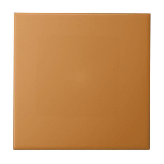 Bronze Tan Brown Solid Colour Tile (Front)