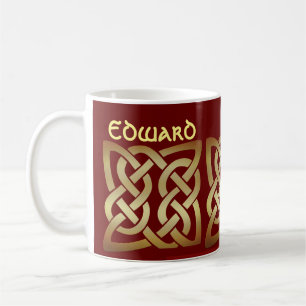 Bronze Tone Celtic Knot Coffee Mug