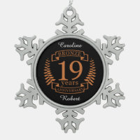 Bronze traditional wedding anniversary 19 years