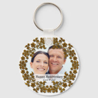 Bronze wedding anniversary with a photo