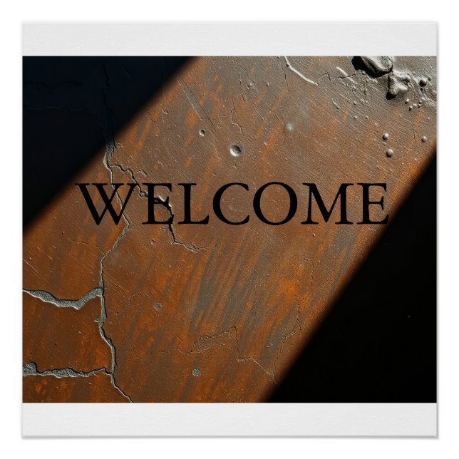 Bronze Welcome menu Poster (Front)