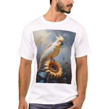 Bronzefallow Cockatiel Oil Painting | Dreamlike 