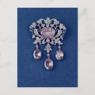 Brooch in shape of a flower, c.1780 postcard