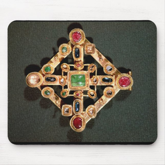 Brooch in the form of a Greek cross Mouse Mat (Front)