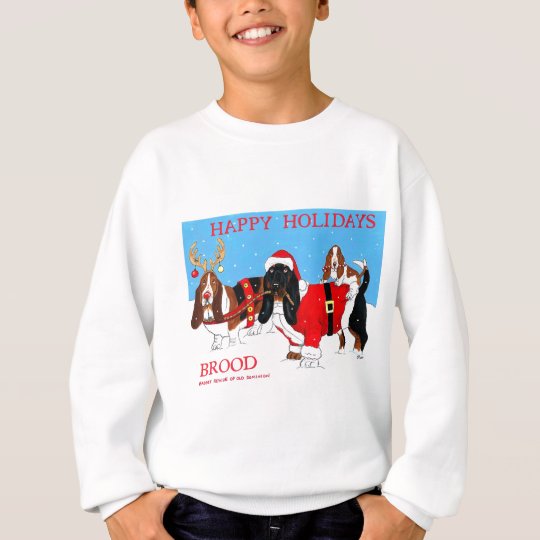 brood happy holidays sweatshirt