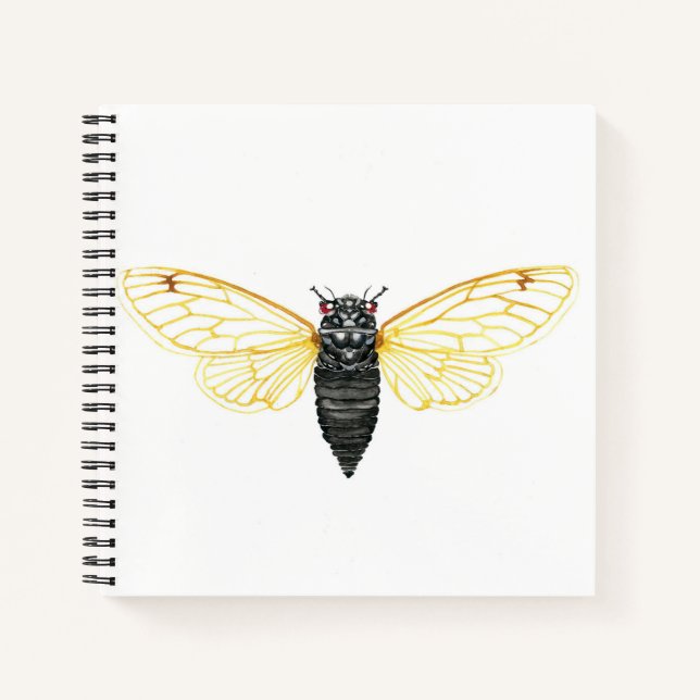 Brood X 17 Year Periodical Cicada Notebook (Front)