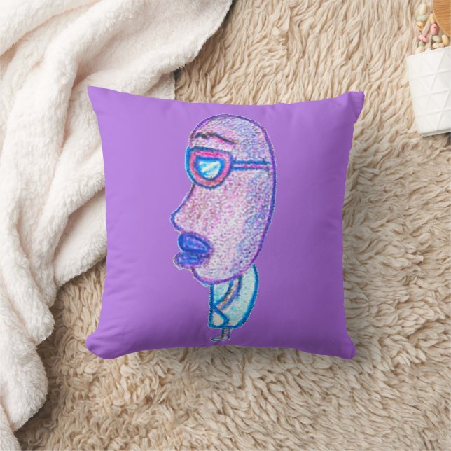 Brooding Cool Scientist Cushion (Blanket)
