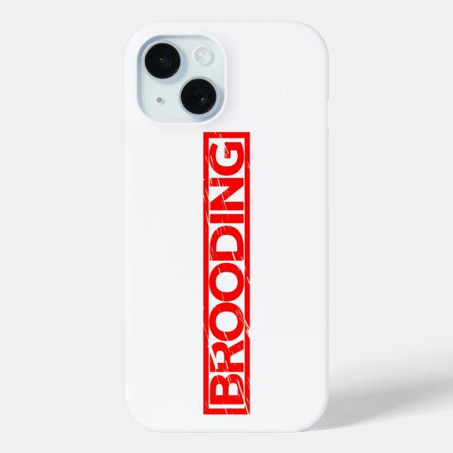 Brooding Stamp Case-Mate iPhone Case (Back)