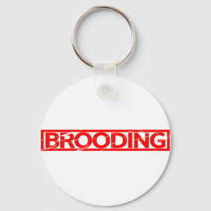Brooding Stamp Key Ring