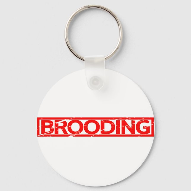 Brooding Stamp Key Ring (Front)