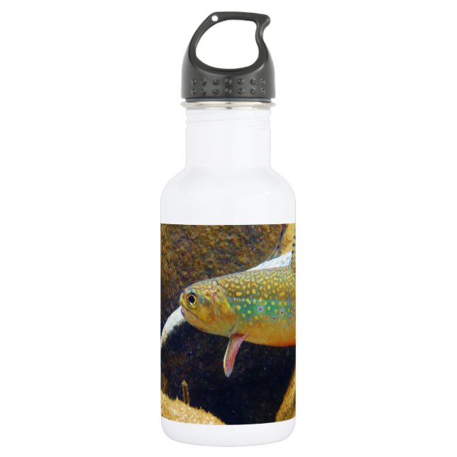 Brook Trout 532 Ml Water Bottle (Front)